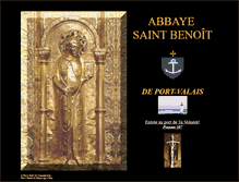 Tablet Screenshot of abbaye-saint-benoit.ch